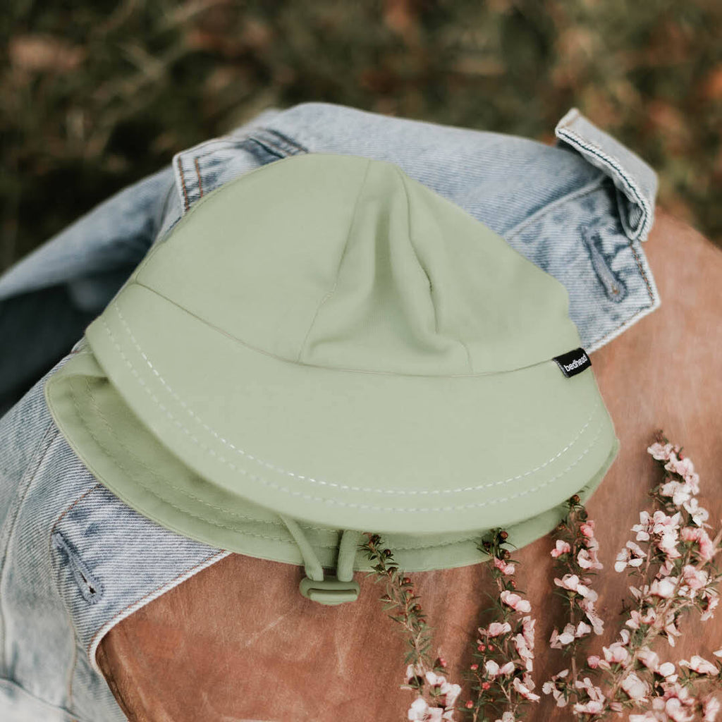 Legionnaire Hat with Strap Khaki Adoreu Baby Shop Launceston Tasmania Bedhead Hats